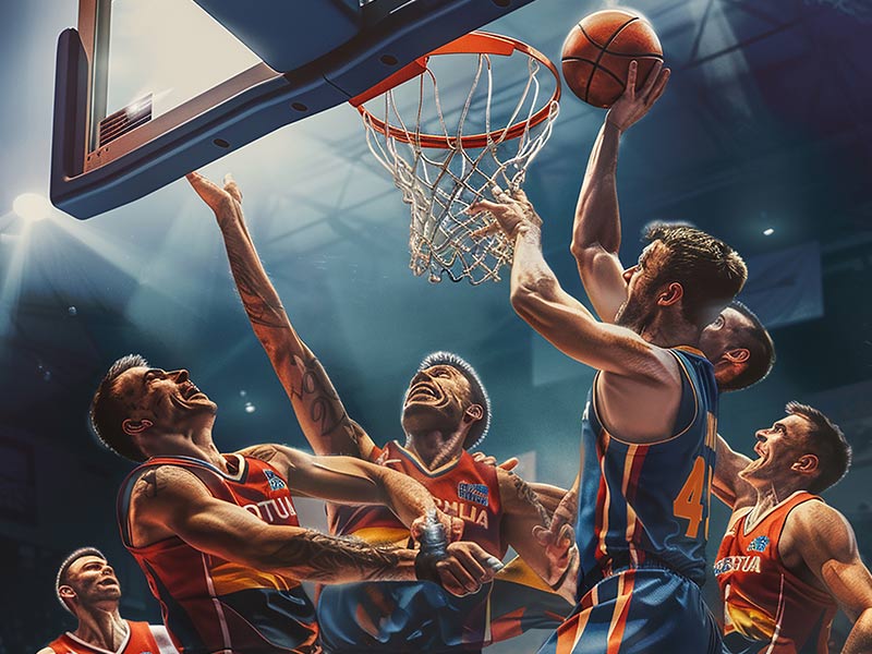 在篮球场用排球打法？！有点帅，怎么回事？🙎